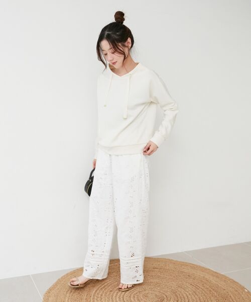 le.coeur blanc / ルクールブラン カットソー | 《WEB限定アイテム》パーカーライクデザイントップス | 詳細11