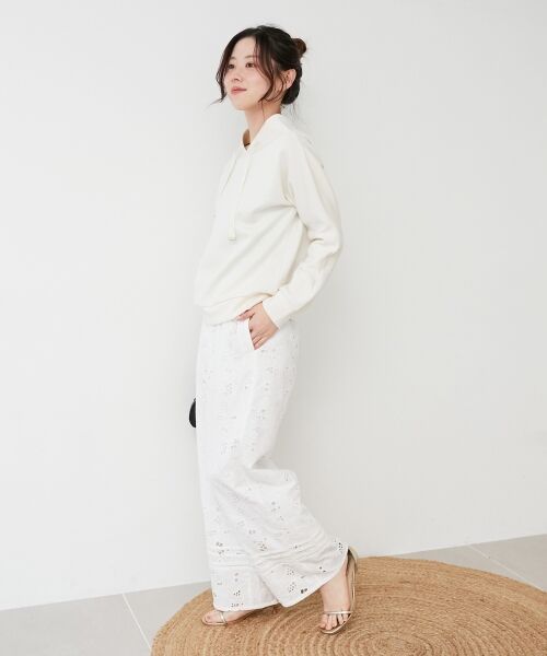 le.coeur blanc / ルクールブラン カットソー | 《WEB限定アイテム》パーカーライクデザイントップス | 詳細12