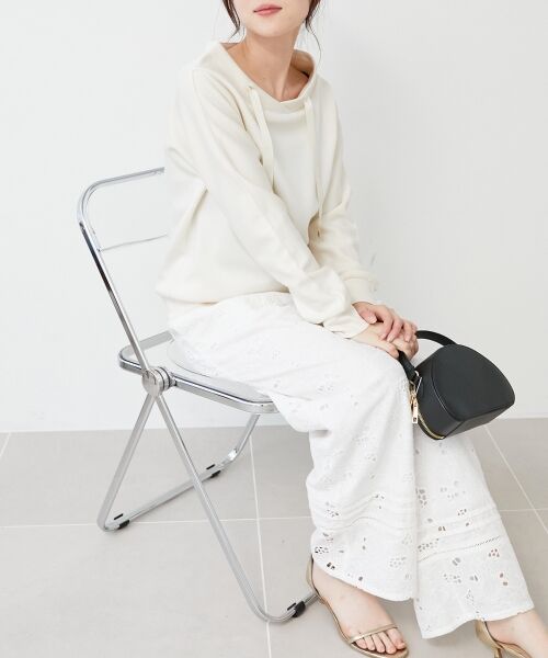 le.coeur blanc / ルクールブラン カットソー | 《WEB限定アイテム》パーカーライクデザイントップス | 詳細14