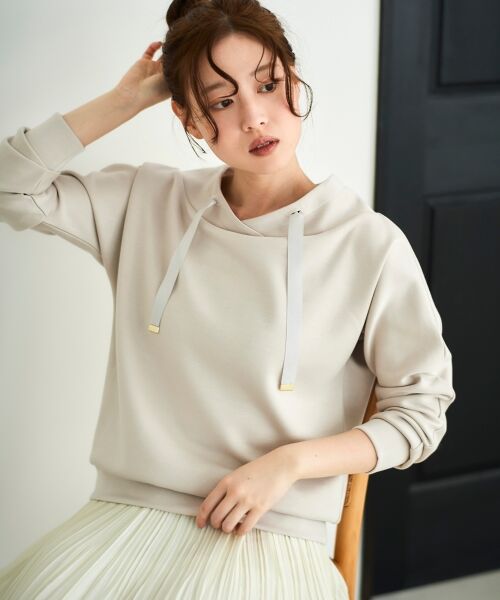 le.coeur blanc / ルクールブラン カットソー | 《WEB限定アイテム》パーカーライクデザイントップス | 詳細17