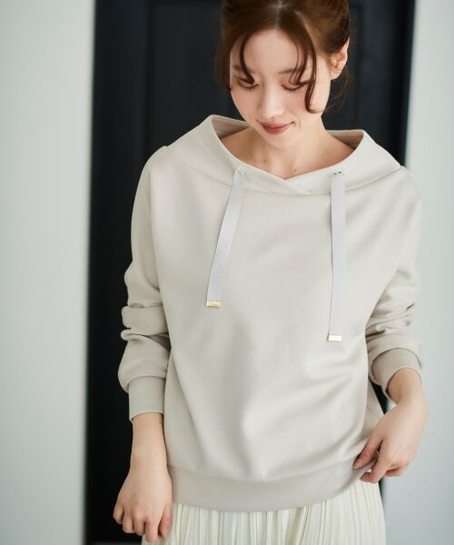 le.coeur blanc / ルクールブラン カットソー | 《WEB限定アイテム》パーカーライクデザイントップス | 詳細18