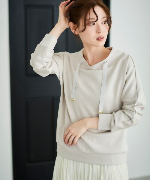 le.coeur blanc / ルクールブラン カットソー | 《WEB限定アイテム》パーカーライクデザイントップス | 詳細19