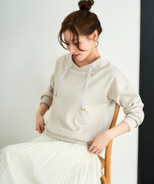 le.coeur blanc / ルクールブラン カットソー | 《WEB限定アイテム》パーカーライクデザイントップス | 詳細20