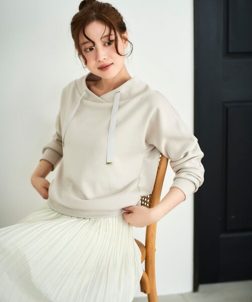 le.coeur blanc / ルクールブラン カットソー | 《WEB限定アイテム》パーカーライクデザイントップス | 詳細21