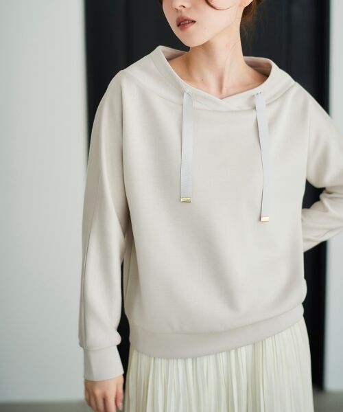 le.coeur blanc / ルクールブラン カットソー | 《WEB限定アイテム》パーカーライクデザイントップス | 詳細23