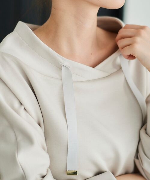 le.coeur blanc / ルクールブラン カットソー | 《WEB限定アイテム》パーカーライクデザイントップス | 詳細24