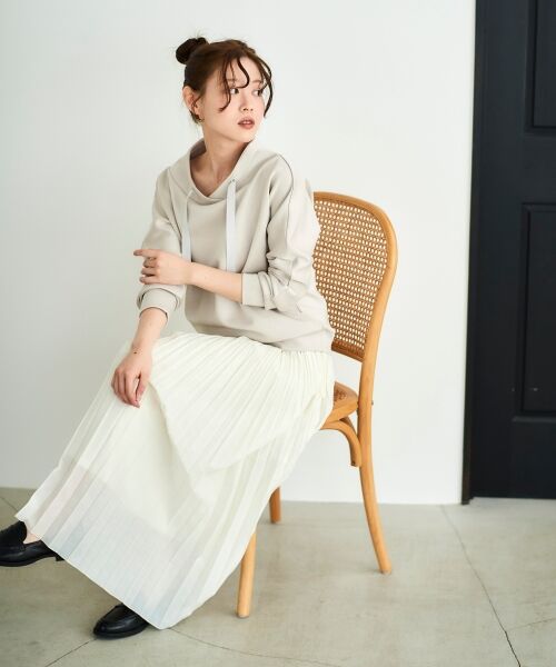 le.coeur blanc / ルクールブラン カットソー | 《WEB限定アイテム》パーカーライクデザイントップス | 詳細26