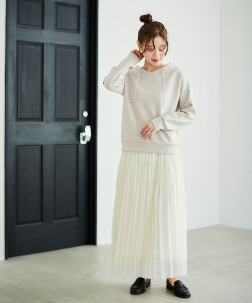 le.coeur blanc / ルクールブラン カットソー | 《WEB限定アイテム》パーカーライクデザイントップス | 詳細28