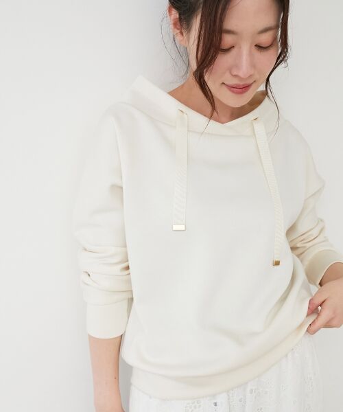 le.coeur blanc / ルクールブラン カットソー | 《WEB限定アイテム》パーカーライクデザイントップス | 詳細6