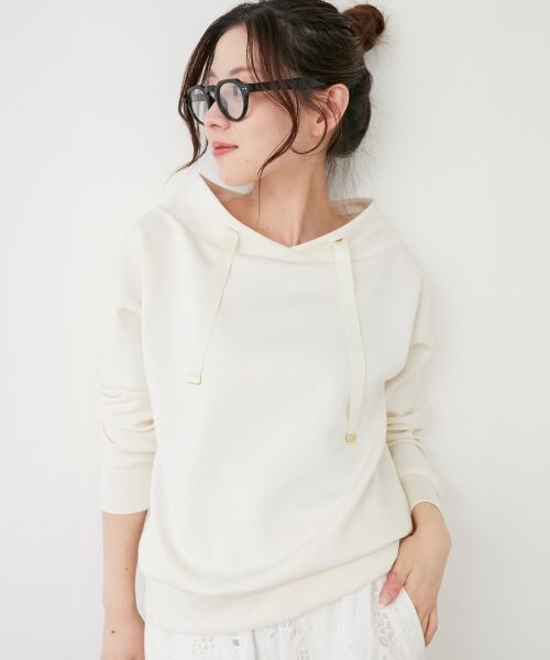 le.coeur blanc / ルクールブラン カットソー | 《WEB限定アイテム》パーカーライクデザイントップス | 詳細7