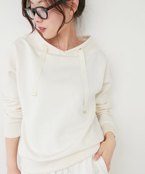 le.coeur blanc / ルクールブラン カットソー | 《WEB限定アイテム》パーカーライクデザイントップス | 詳細8