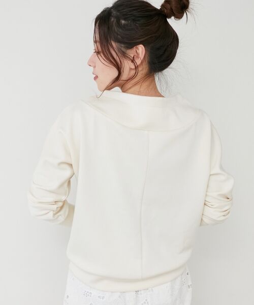 le.coeur blanc / ルクールブラン カットソー | 《WEB限定アイテム》パーカーライクデザイントップス | 詳細9