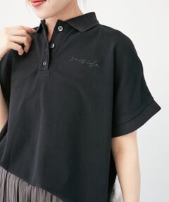 le.coeur blanc / ルクールブラン ポロシャツ | 《WEB限定アイテム》刺繍入りポロシャツ
