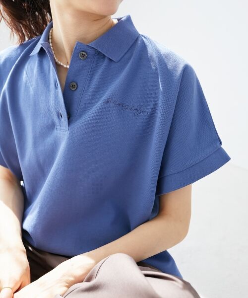le.coeur blanc / ルクールブラン ポロシャツ | 《WEB限定アイテム》刺繍入りポロシャツ | 詳細15