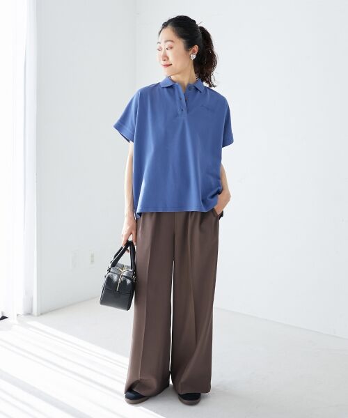 le.coeur blanc / ルクールブラン ポロシャツ | 《WEB限定アイテム》刺繍入りポロシャツ | 詳細19