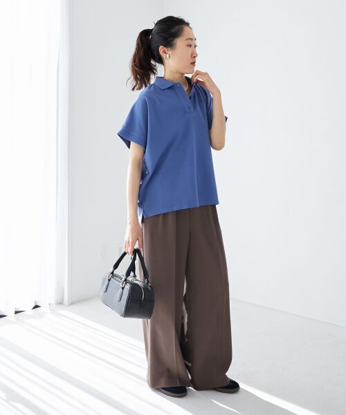 le.coeur blanc / ルクールブラン ポロシャツ | 《WEB限定アイテム》刺繍入りポロシャツ | 詳細20