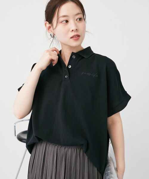 le.coeur blanc / ルクールブラン ポロシャツ | 《WEB限定アイテム》刺繍入りポロシャツ | 詳細24