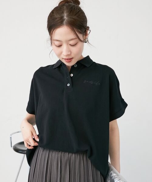 le.coeur blanc / ルクールブラン ポロシャツ | 《WEB限定アイテム》刺繍入りポロシャツ | 詳細28