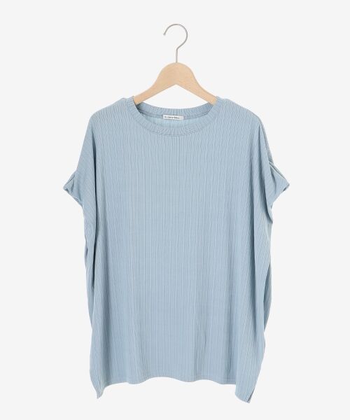 le.coeur blanc / ルクールブラン カットソー | 《WEB限定アイテム》ランダムリブショルダータックプルオーバー | 詳細1