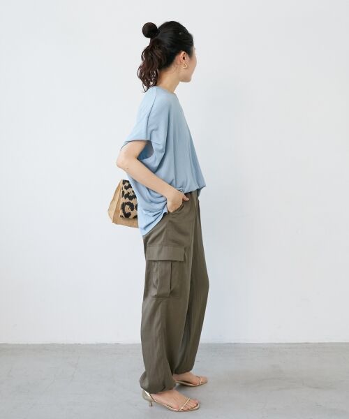 le.coeur blanc / ルクールブラン カットソー | 《WEB限定アイテム》ランダムリブショルダータックプルオーバー | 詳細10