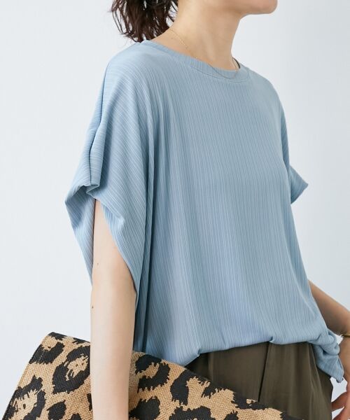 le.coeur blanc / ルクールブラン カットソー | 《WEB限定アイテム》ランダムリブショルダータックプルオーバー | 詳細6