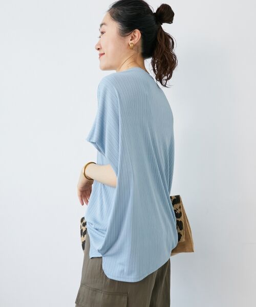 le.coeur blanc / ルクールブラン カットソー | 《WEB限定アイテム》ランダムリブショルダータックプルオーバー | 詳細7