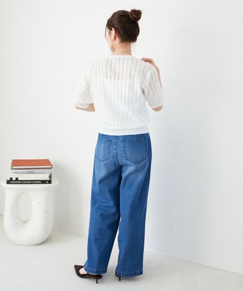 le.coeur blanc / ルクールブラン ニット・セーター | 《WEB限定アイテム》シアーストライプニット | 詳細19