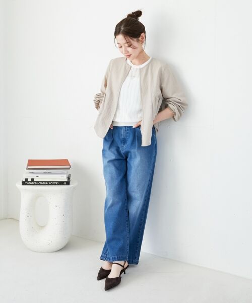 le.coeur blanc / ルクールブラン ニット・セーター | 《WEB限定アイテム》シアーストライプニット | 詳細20