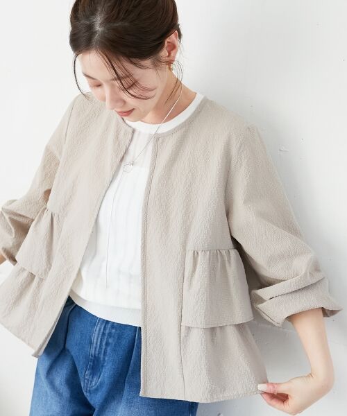 le.coeur blanc / ルクールブラン ニット・セーター | 《WEB限定アイテム》シアーストライプニット | 詳細21