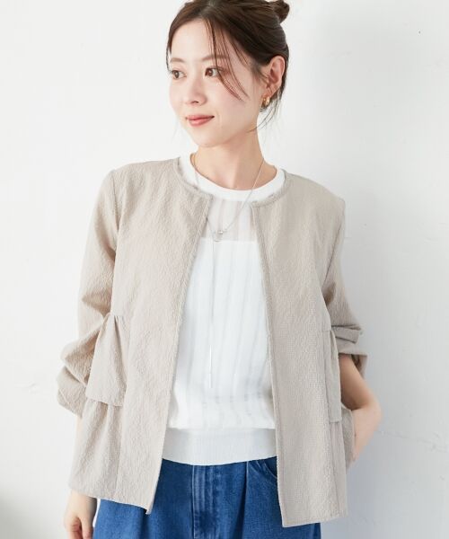 le.coeur blanc / ルクールブラン ニット・セーター | 《WEB限定アイテム》シアーストライプニット | 詳細22