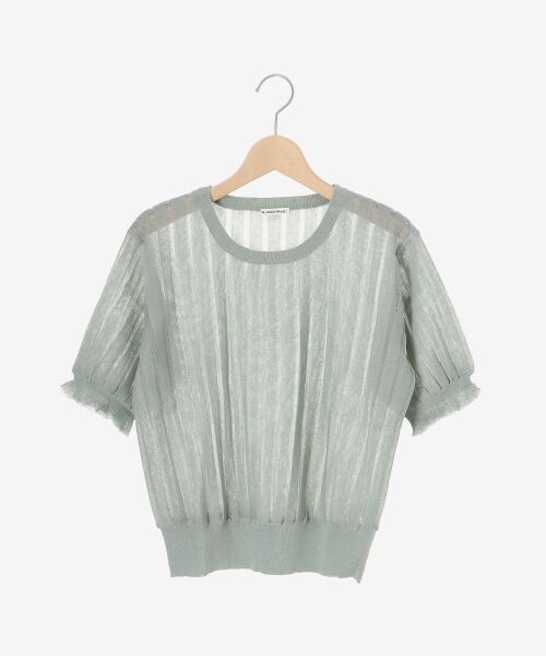 le.coeur blanc / ルクールブラン ニット・セーター | 《WEB限定アイテム》シアーストライプニット | 詳細23