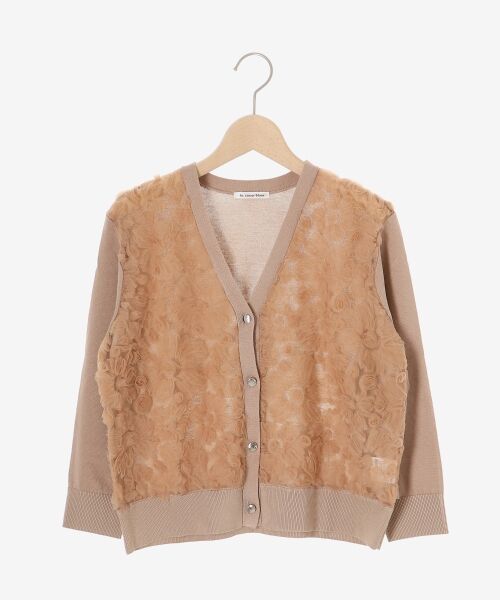 le.coeur blanc / ルクールブラン カーディガン・ボレロ | 《WEB限定アイテム》チュール刺繍Vネックカーディガン | 詳細29