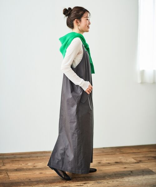 le.coeur blanc / ルクールブラン サロペット・オールインワン | 《WEB限定アイテム》タイプライターサロペット | 詳細18