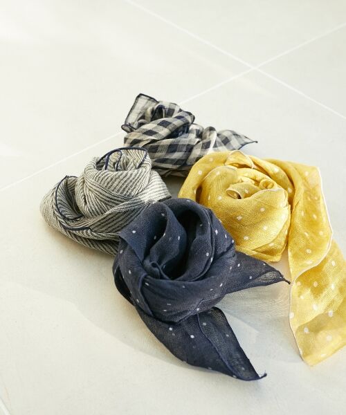 le.coeur blanc / ルクールブラン バンダナ・スカーフ | 《WEB限定アイテム》アソート柄スカーフ | 詳細1