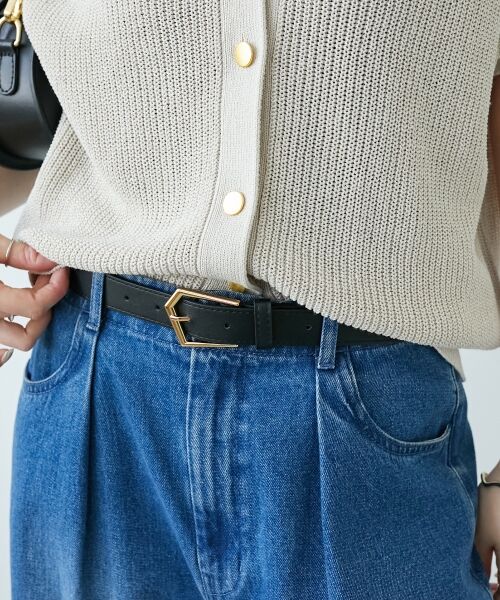 le.coeur blanc / ルクールブラン ベルト・サスペンダー | ニュアンスバックルベルト | 詳細5