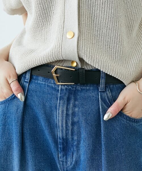 le.coeur blanc / ルクールブラン ベルト・サスペンダー | ニュアンスバックルベルト | 詳細6