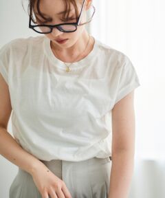 le.coeur blanc / ルクールブラン Tシャツ | シアーフレンチTEE