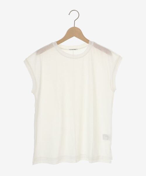 le.coeur blanc / ルクールブラン Tシャツ | シアーフレンチTEE | 詳細1