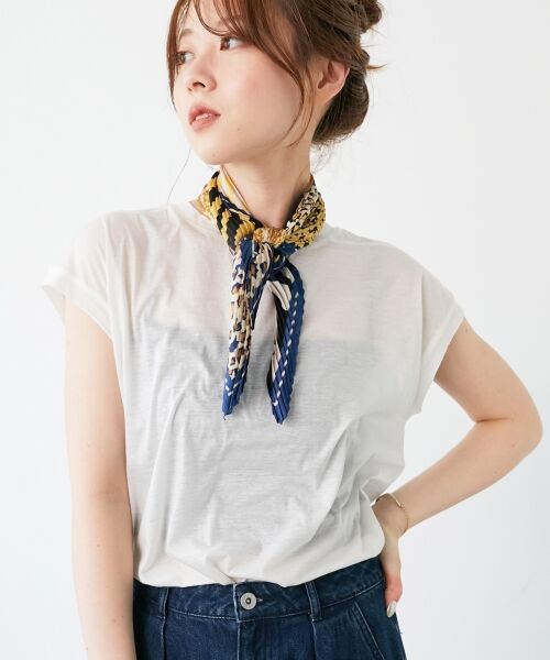 le.coeur blanc / ルクールブラン Tシャツ | シアーフレンチTEE | 詳細13