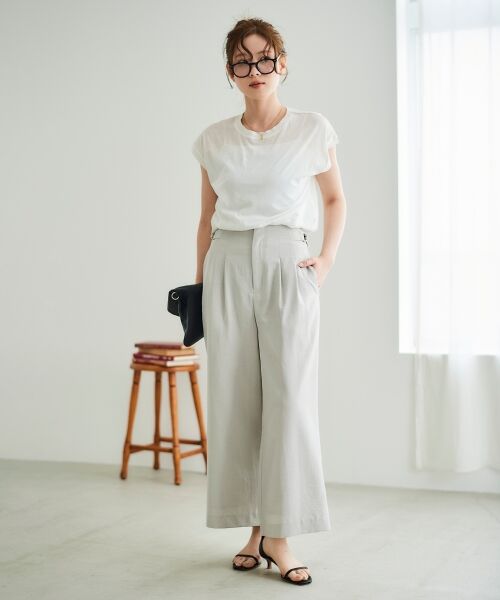 le.coeur blanc / ルクールブラン Tシャツ | シアーフレンチTEE | 詳細16