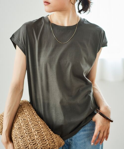 le.coeur blanc / ルクールブラン Tシャツ | シアーフレンチTEE | 詳細22