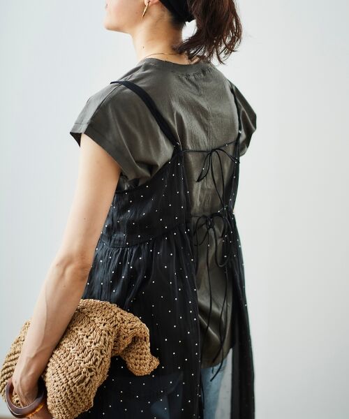 le.coeur blanc / ルクールブラン Tシャツ | シアーフレンチTEE | 詳細25