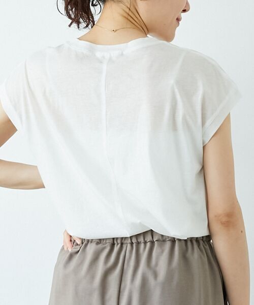 le.coeur blanc / ルクールブラン Tシャツ | シアーフレンチTEE | 詳細4