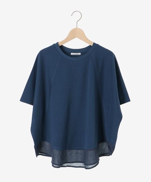 le.coeur blanc / ルクールブラン カットソー | 《手洗い可能》ラグラン布帛キリカエプルオーバー | 詳細14