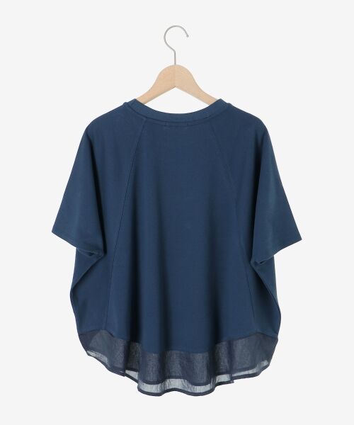 le.coeur blanc / ルクールブラン カットソー | 《手洗い可能》ラグラン布帛キリカエプルオーバー | 詳細25