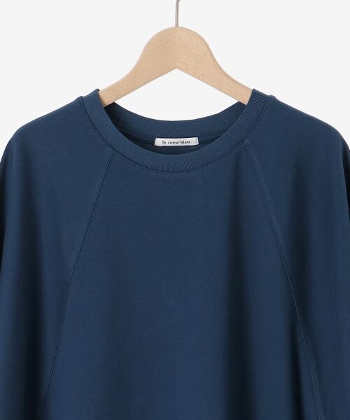 le.coeur blanc / ルクールブラン カットソー | 《手洗い可能》ラグラン布帛キリカエプルオーバー | 詳細26