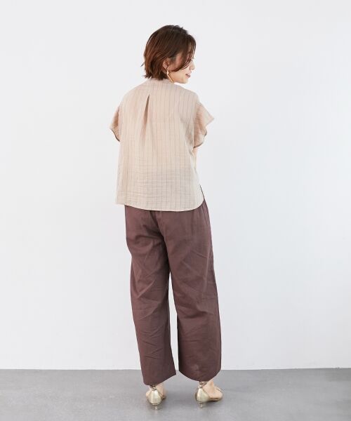 le.coeur blanc / ルクールブラン シャツ・ブラウス | ストライプフロントフリルブラウス | 詳細9