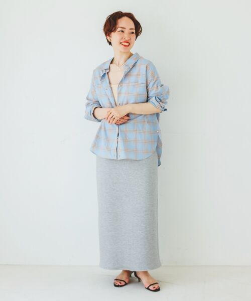 le.coeur blanc / ルクールブラン シャツ・ブラウス | 《手洗い可能》シアーチェック2wayシャツ | 詳細30