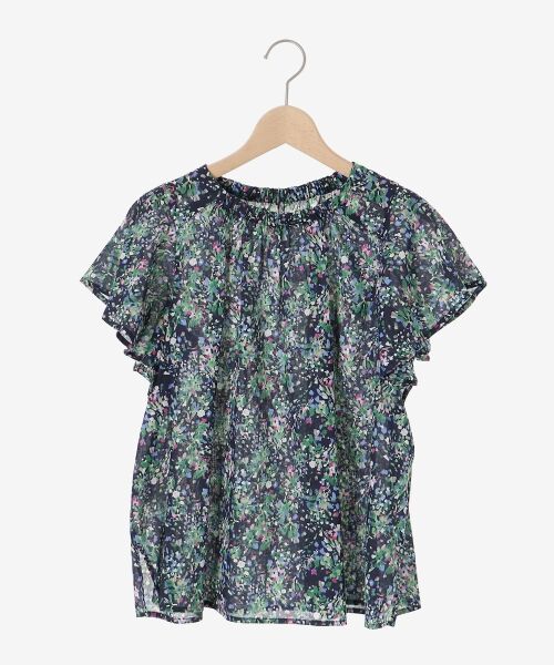 le.coeur blanc / ルクールブラン シャツ・ブラウス | フラワープリントフレアスリーブブラウス | 詳細1