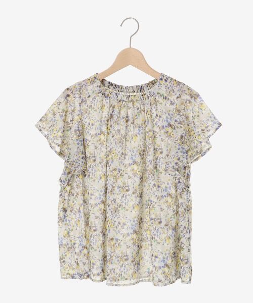 le.coeur blanc / ルクールブラン シャツ・ブラウス | フラワープリントフレアスリーブブラウス | 詳細19